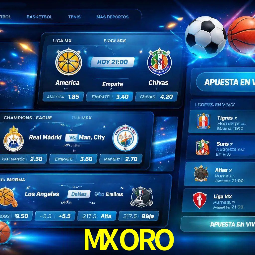 Mercados de apuestas deportivas MXORO para jugadores en México